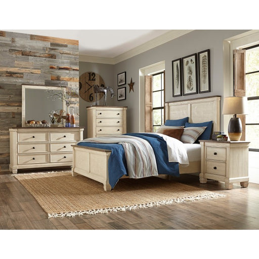 Homelegance - Weaver 5 Piece Queen Bedroom Set in Antique White - 1626-1-5SET - GreatFurnitureDeal