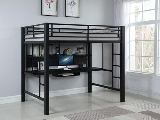 Coaster Furniture - Full Workstation Loft Bed - 460023 - GreatFurnitureDeal