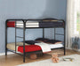 Coaster Furniture - Cottage Black Full Over Full Bunk Bed - 460056K - GreatFurnitureDeal