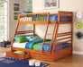 Coaster Furniture - Ashton Honey Twin Over Full Bunk Bed - 460183 - GreatFurnitureDeal