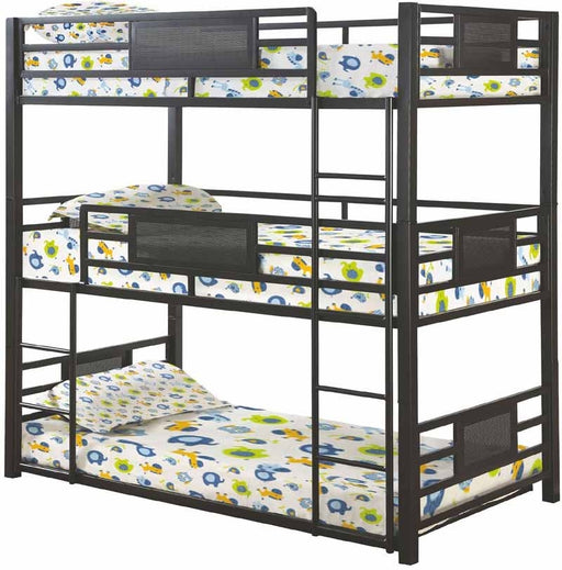 Twin Over Twin Triple Bunk Bed
