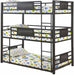 Twin Over Twin Triple Bunk Bed