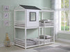 Coaster Furniture - Belton Twin Size Bunk Bed in White - 461161 - GreatFurnitureDeal