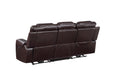 GFD Home - Tennessee Power Reclining 2 Pc Sofa Set in Espresso - GreatFurnitureDeal