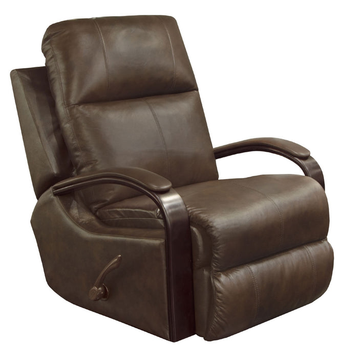 Catnapper - Gianni Power Lay Flat Recliner w/Heat & Massage in Cocoa - 647057-COCOA