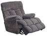 Catnapper - Sterling Power Headrest w-Lumbar Power Lay Flat Recliner w-Dual Heat & Massage in Pewter - 764788-7-PEWTER - GreatFurnitureDeal