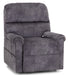 Franklin Furniture - Sinclair 3 Way Chaise Lift Chair w-Magazine Pouch in Lead - 478-LEAD - GreatFurnitureDeal