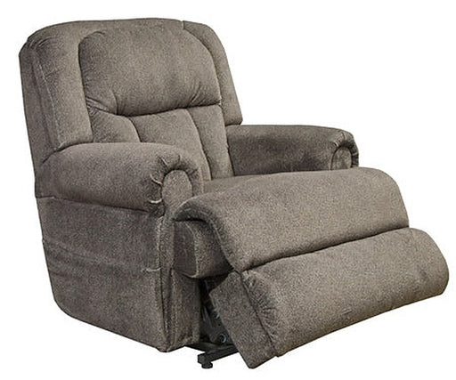 Catnapper - Burns Pow'r Lift Full Lay Flat Recliner w- "Dual Motor" Comfort Function in Ash - 4847-ASH - GreatFurnitureDeal