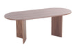 GFD Home - Wood Dining Table Kitchen Table Small Space Dining Table walnut desk top - GreatFurnitureDeal