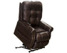 Catnapper - Madison Power Lift Lay Flat Recliner w-Heat & Massage in Chocolate - 4891-CHOCOLATE - GreatFurnitureDeal