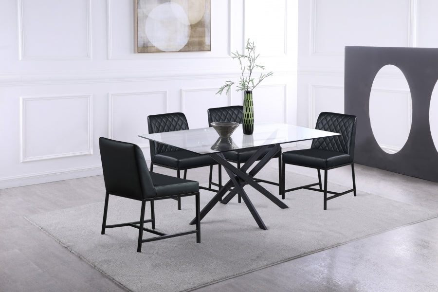 Meridian Furniture - Xander Dining Table in Matte Black - 903-T - GreatFurnitureDeal
