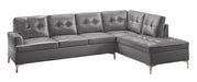Homelegance - Barrington 2 Piece Sectional in Grey - 8378GRY