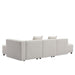 GFD Home - U-Style Luxury Modern Style Living Room Upholstery Sofa - GreatFurnitureDeal