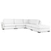 Nativa Interiors - Sylviane Modular L-Shaped Sectional Left Arm Facing 121" With Ottoman Off White - SEC-SYLV-CL-AR2-5PC-PF-WHITE - GreatFurnitureDeal