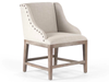 Zentique - Connor Linen / Cotton Arm Dining Chair - ZEN102 - GreatFurnitureDeal