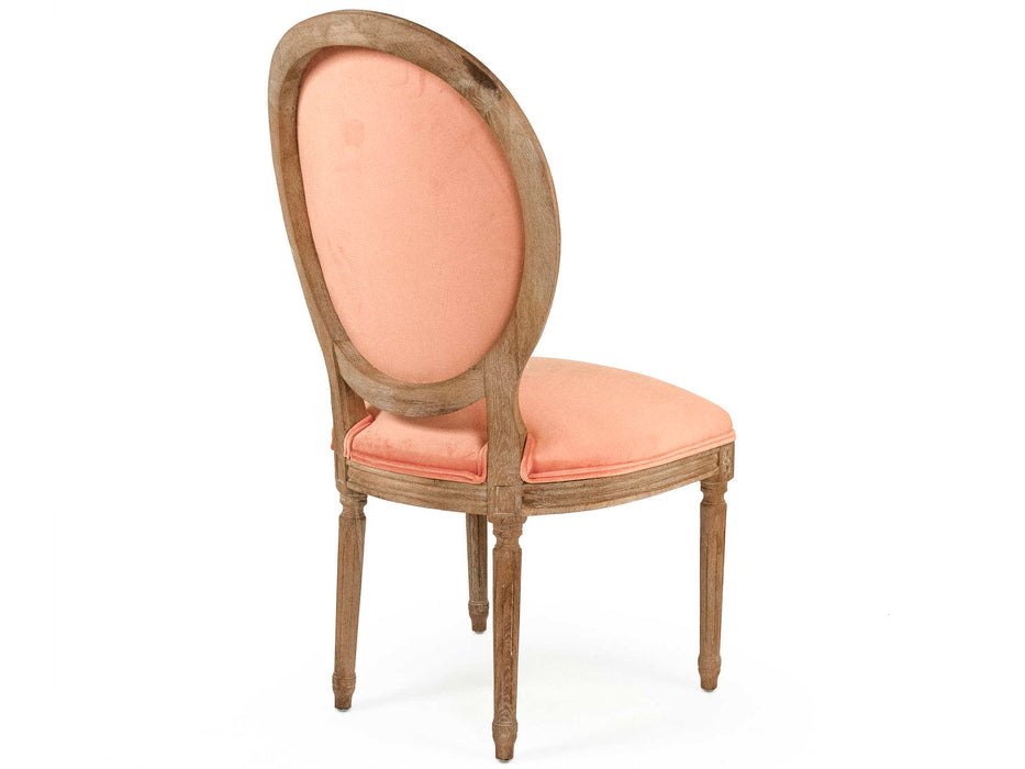 Zentique - Medallion Salm / Velvet Side Dining Chair - B004 E272 11501 - GreatFurnitureDeal