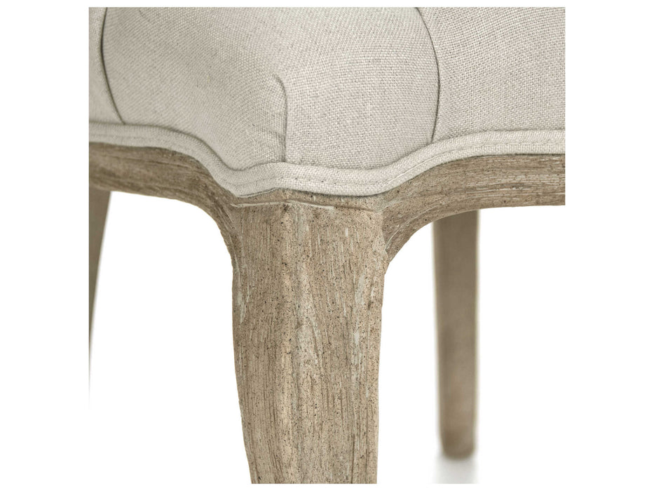 Zentique - Piaf Natural Linen Side Dining Chair - ZEN027 E272 A003 - GreatFurnitureDeal