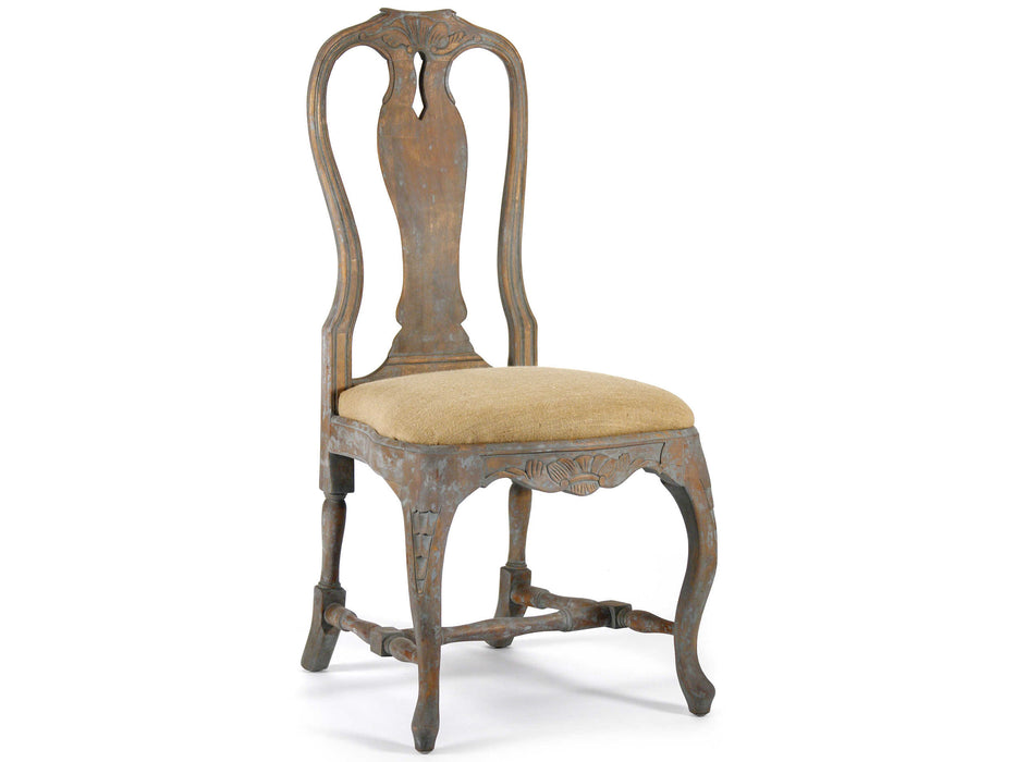 Zentique -  Kate Tan Linen Side Dining Chair -  LI-S9-22-21 - GreatFurnitureDeal