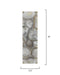 Jamie Young Company - Adeline Rectangle Wall Sconce in Agate Resin & Antique Brass - 4ADEL-RECTAB - GreatFurnitureDeal