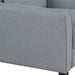 GFD Home - Living Room Sets Furniture Armrest Sofa Single Chair Sofa Loveseat Chair 3-Seat Sofa (ChairLoveseat Chair&3-Seat Sofa, Gray) - GreatFurnitureDeal