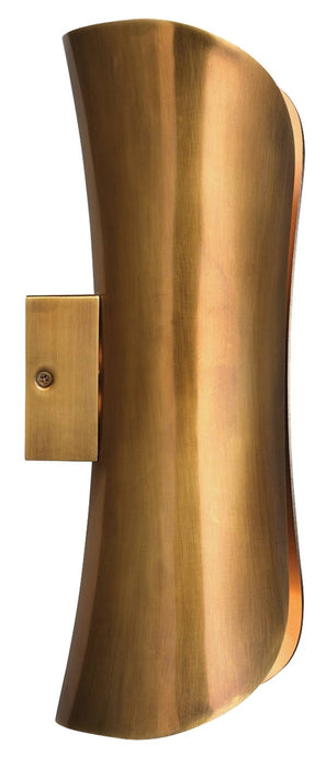 Jamie Young Company - Capsule Sconce in Antique Brass with Antique Silver Interior - 4CAPS-SCAB - GreatFurnitureDeal