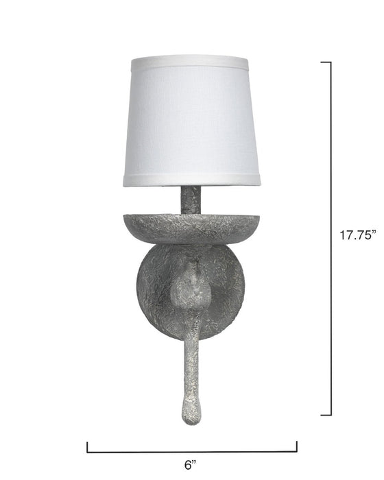Jamie Young Company - Concord Wall Sconce in Grey Plaster - 4CONC-SCGR