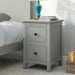 GFD Home - Gray Solid Wood 3 Pieces Queen Bedroom Sets - GreatFurnitureDeal