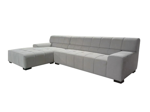 GFD Home - Sectional Sofa Light Grey - GreatFurnitureDeal