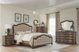 Homelegance - Heath Court Eastern King Bed in Brown Oak - 1682K-1EK - GreatFurnitureDeal