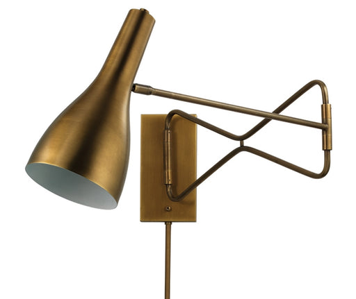 Jamie Young Company - Lenz Swing Arm Wall Sconce in Antique Brass - 4LENZ-SCAB - GreatFurnitureDeal