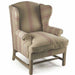 Zentique - Fabien English Khaki / Red Stripe Accent Chair - CF090 E255-3 A034 Red Stripe - GreatFurnitureDeal
