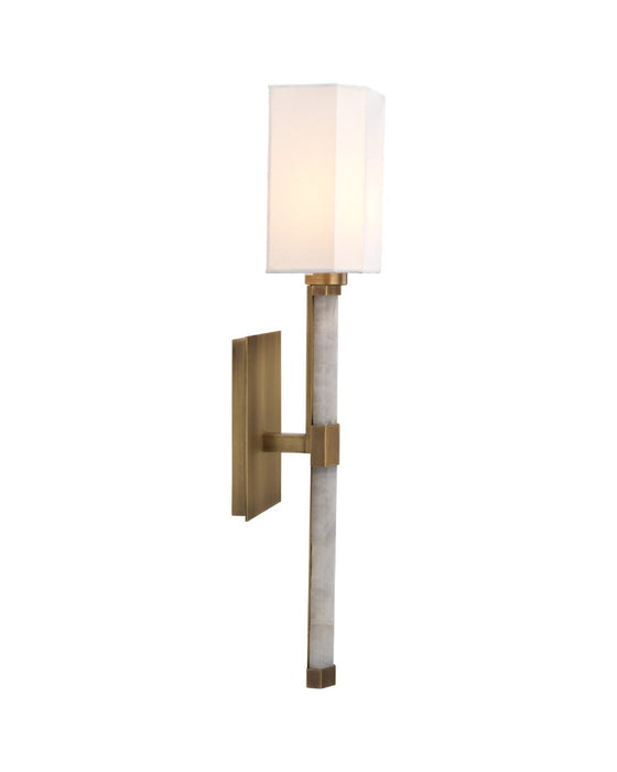 Jamie Young Company - Roman Hexagon Wall Sconce - 4ROMA-SCAB - GreatFurnitureDeal