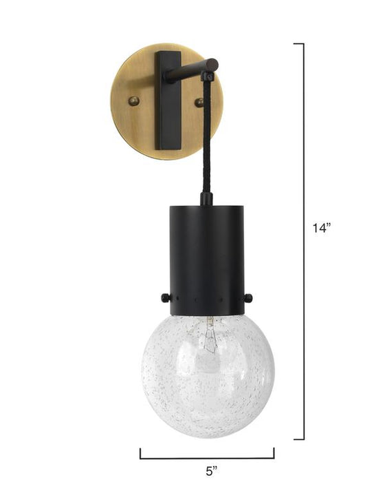 Jamie Young Company - Strada Pendant Sconce in Oiled Bronze - 4STRA-SCOB