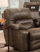 Franklin Furniture - Legacy Reclining Sofa w/ Drop down table & lights - 50044-CHOCOLATE
