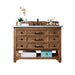 James Martin Furniture - Malibu 48" Honey Alder Single Vanity with 3 CM Arctic Fall Solid Surface Top - 500-V48-HON-3AF