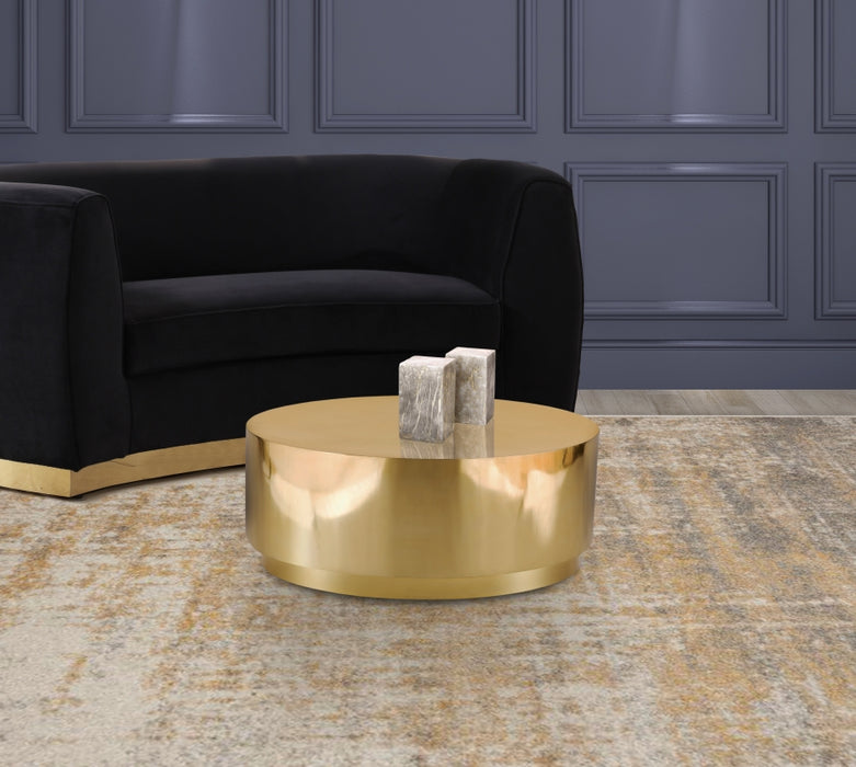 Meridian Furniture - Jazzy Coffee Table in Gold - 281-C - GreatFurnitureDeal