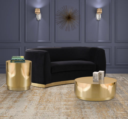 Meridian Furniture - Jazzy 3 Piece Occasional Table Set in Gold - 281-3SET - GreatFurnitureDeal