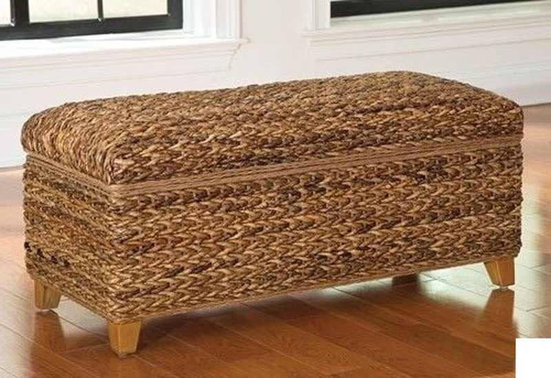 Coaster Furniture - Laughton Natural Woven Trunk - 500215 - GreatFurnitureDeal