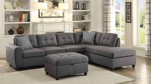 Coaster Furniture - Stonenesse Sectional with Ottoman - 500413-500414 - GreatFurnitureDeal