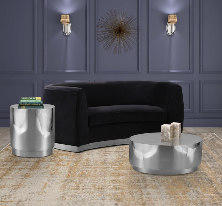 Meridian Furniture - Jazzy Coffee Table in Silver - 282-C - GreatFurnitureDeal