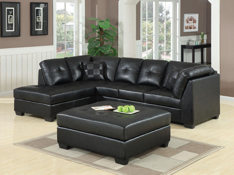 Coaster Furniture - Darie Sectional In Black - 500606 