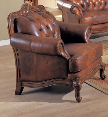 Coaster Furniture - Victoria Leather Chair - 500683 - GreatFurnitureDeal