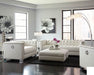 Coaster Furniture - Chaviano Diamond Pearl White Ottoman - 505394 - Room View