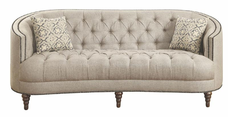 Coaster Furniture - Avonlea Stone Grey 2 Piece Sofa Set - 505641-S2 - GreatFurnitureDeal