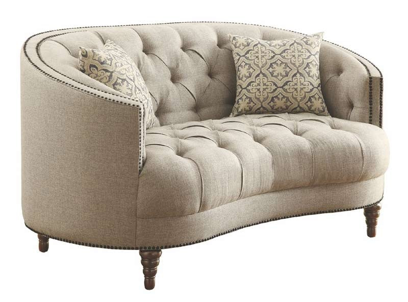 Coaster Furniture - Avonlea Stone Grey 2 Piece Sofa Set - 505641-S2 - GreatFurnitureDeal