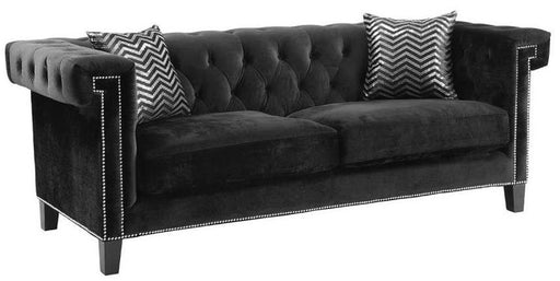 Coaster Furniture - Abildgaard Black Sofa - 505817
