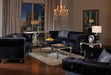 Coaster Furniture - Abildgaard 3 Piece Living Room Set in Black- 505817-S3