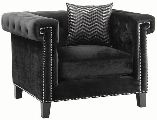 Coaster Furniture - Abildgaard Black Chair - 505819 - GreatFurnitureDeal