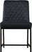 Meridian Furniture - Bryce Faux Leather Dining Chair Set of 2 in Black - 918Black-C - GreatFurnitureDeal
