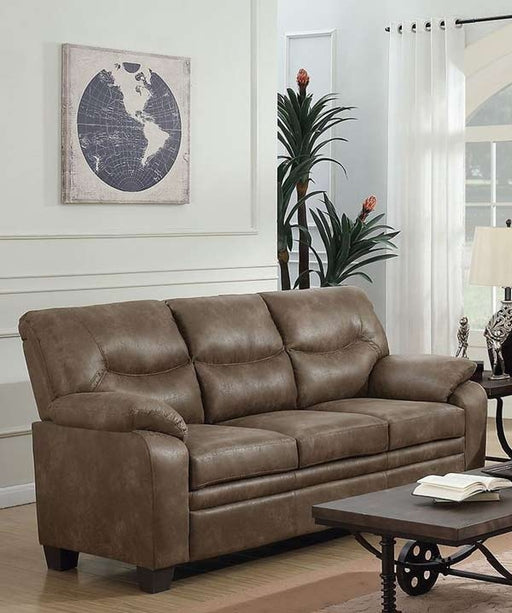 Coaster Furniture - Meagan Brown Sofa - 506561 - GreatFurnitureDeal
